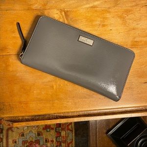 3/$15 Gray Leather Kate Spade Wallet